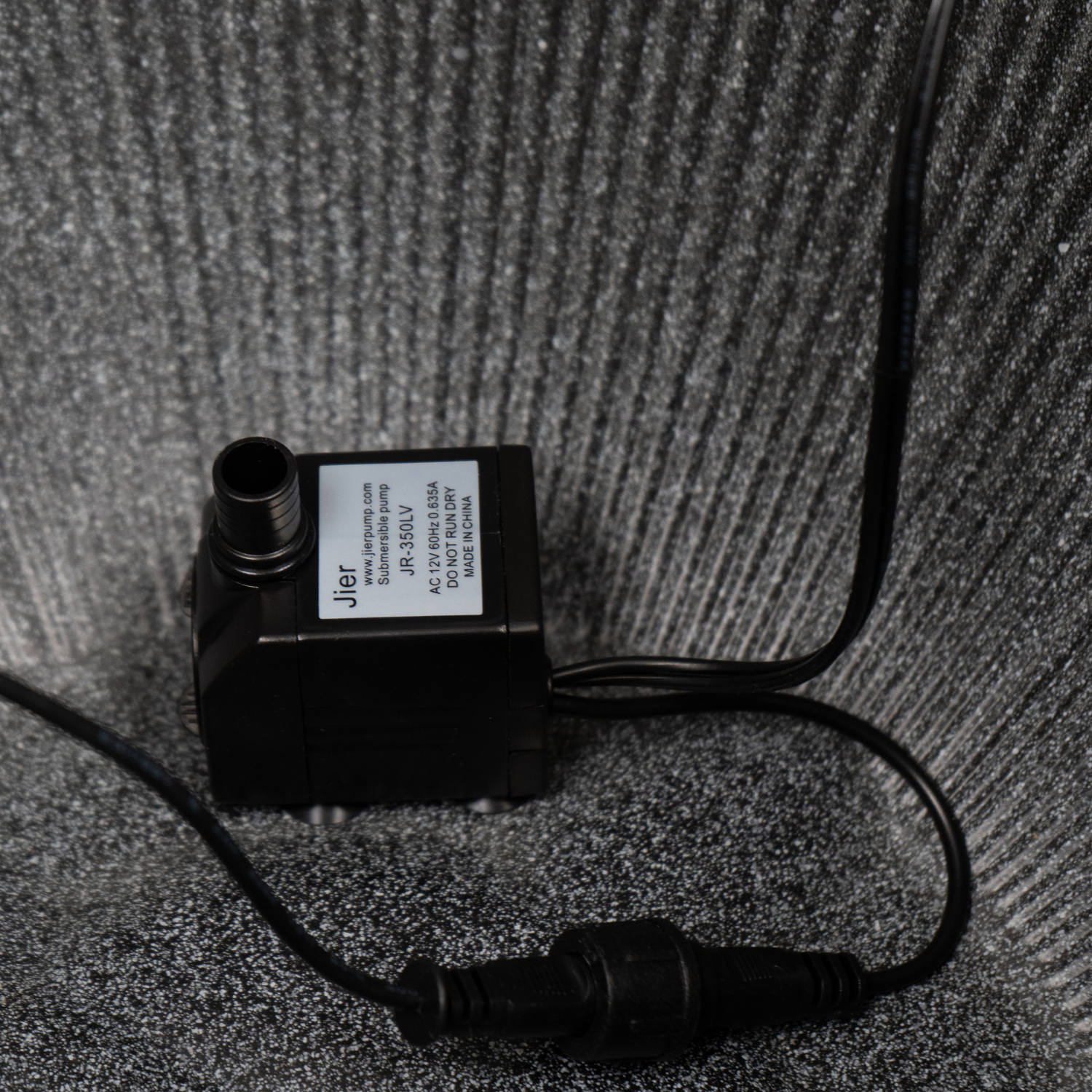 Fairview Curved LED Fountain - Textured Beige