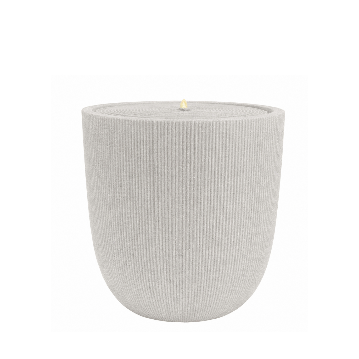 Fairview Curved LED Fountain - Textured Beige