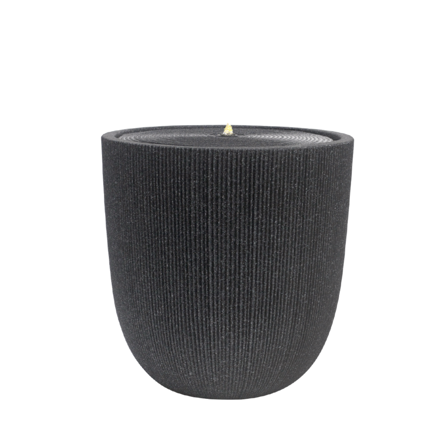 Fairview Curved LED Fountain - Textured Black