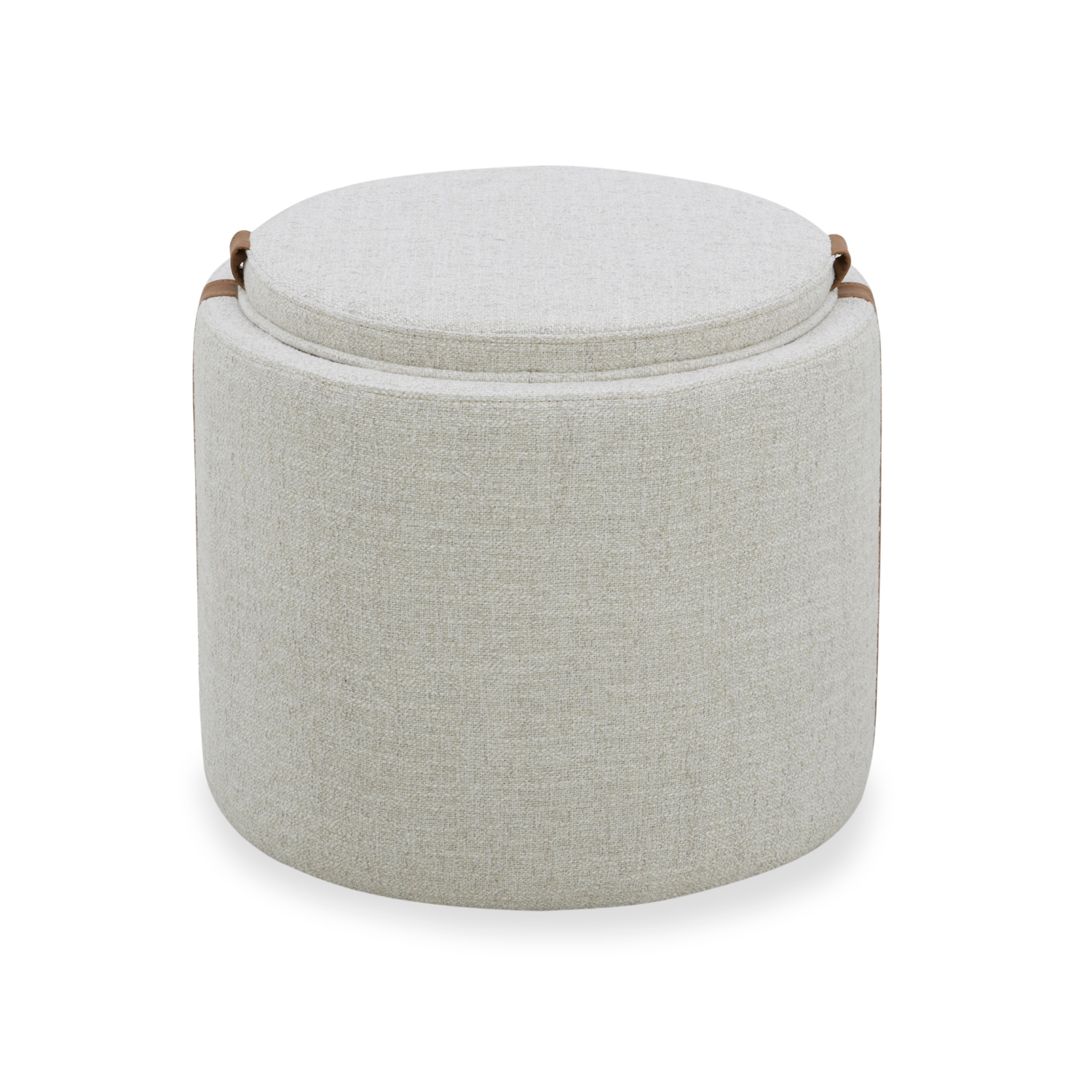 Charlestown Storage Ottoman - Thatched Wheat