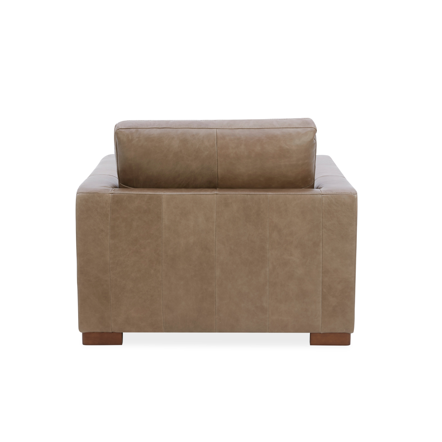 Charlestown Lounge Chair - Concord Pewter Leather