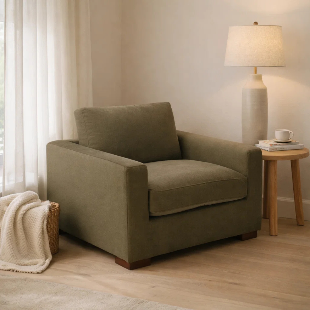 Charlestown Lounge Chair - Forest Green Matte Velvet