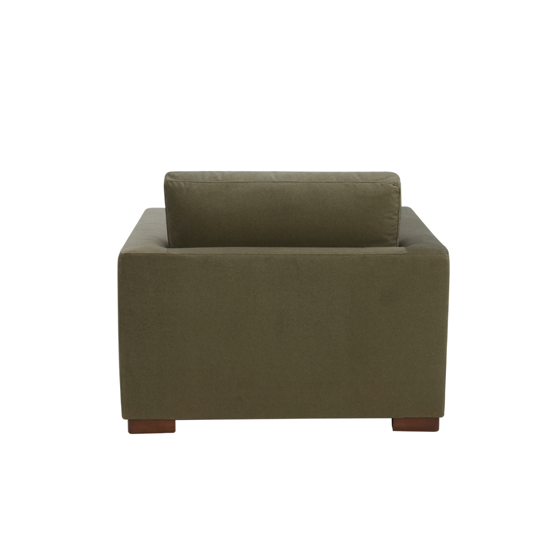 Charlestown Lounge Chair - Forest Green Matte Velvet