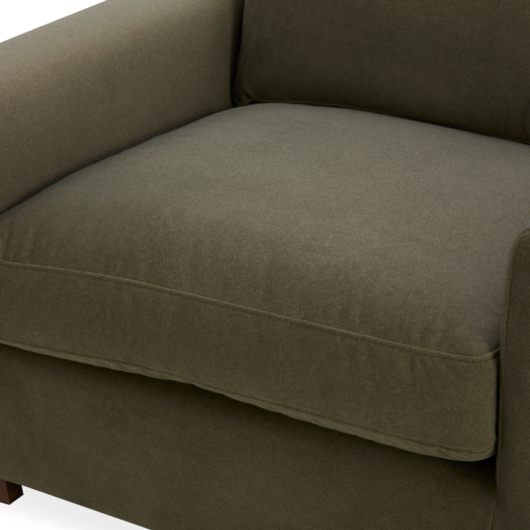 Charlestown Lounge Chair - Forest Green Matte Velvet