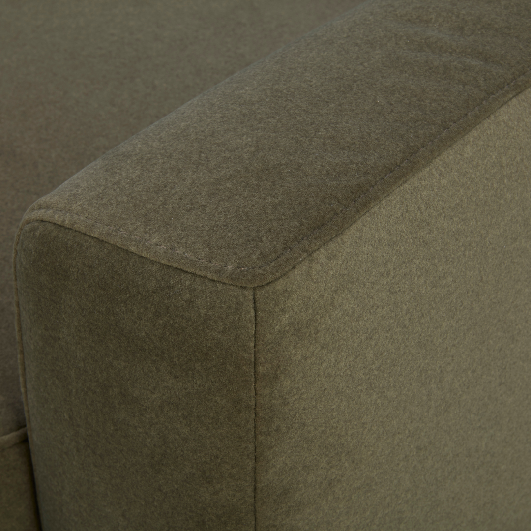 Charlestown Lounge Chair - Forest Green Matte Velvet