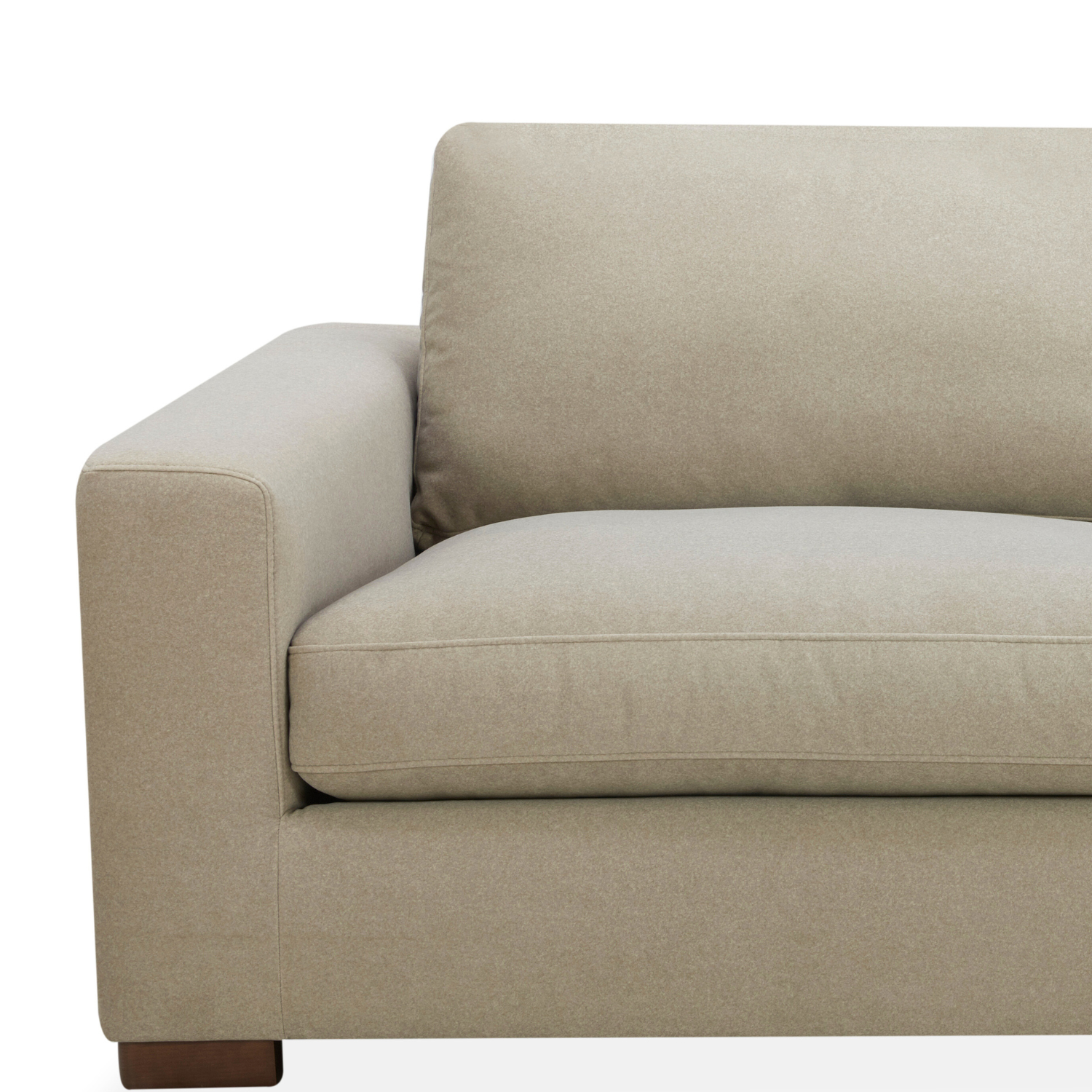 Charlestown Sofa - Sand Matte Velvet