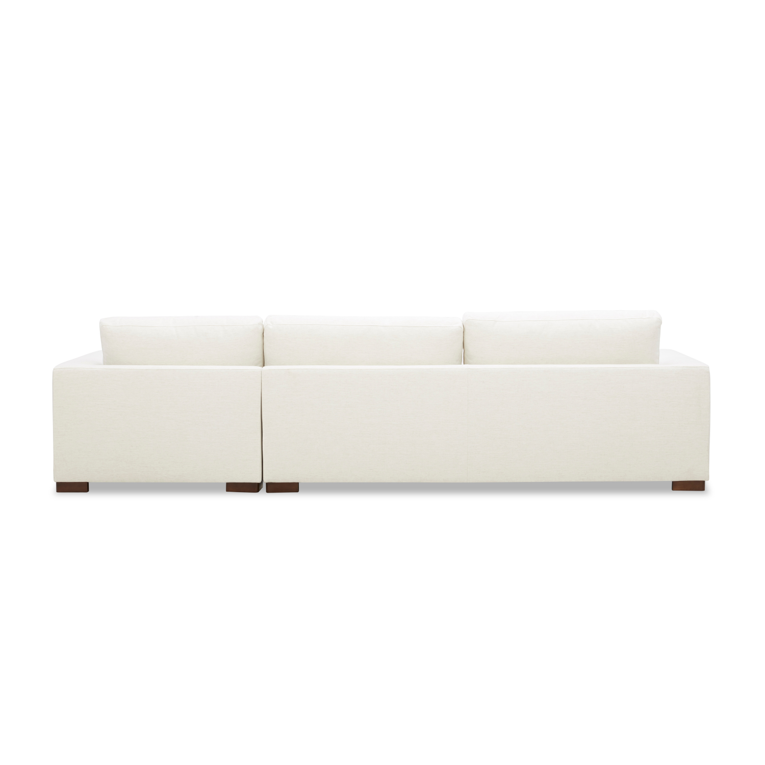 Charlestown 124" Chaise Sectional - Crypton® Nomad Snow