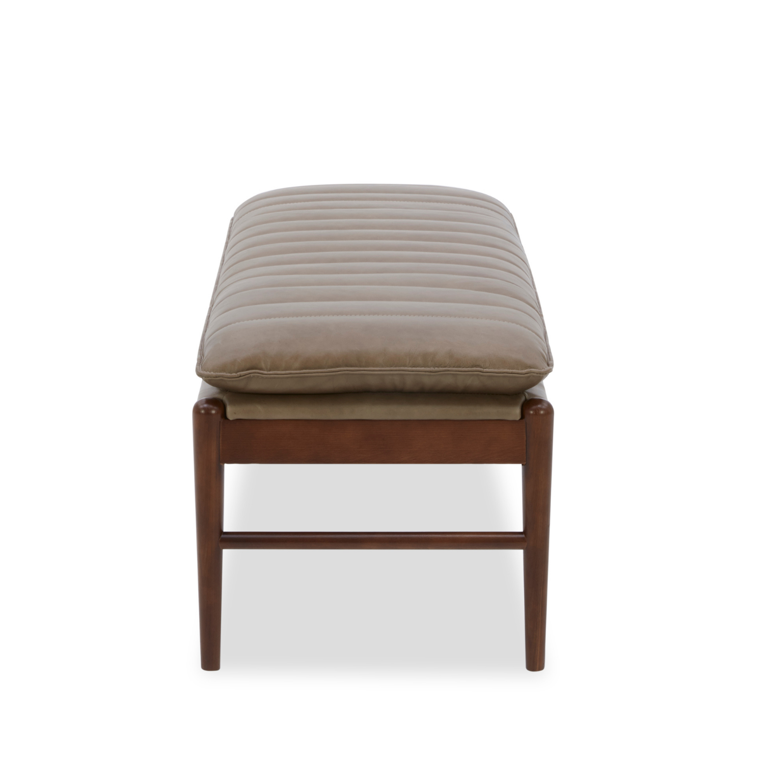 Airdrie Bench - Concord Pewter Leather