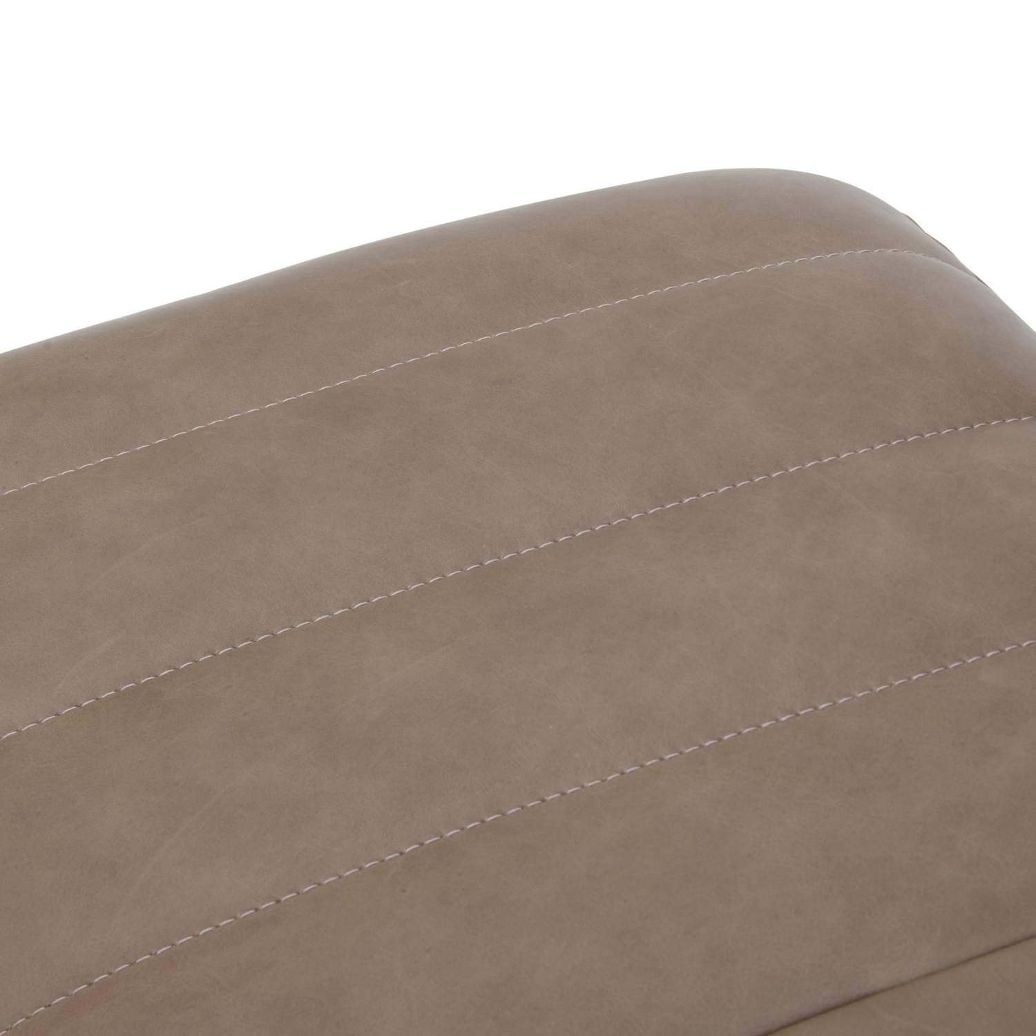 Airdrie Bench - Concord Pewter Leather