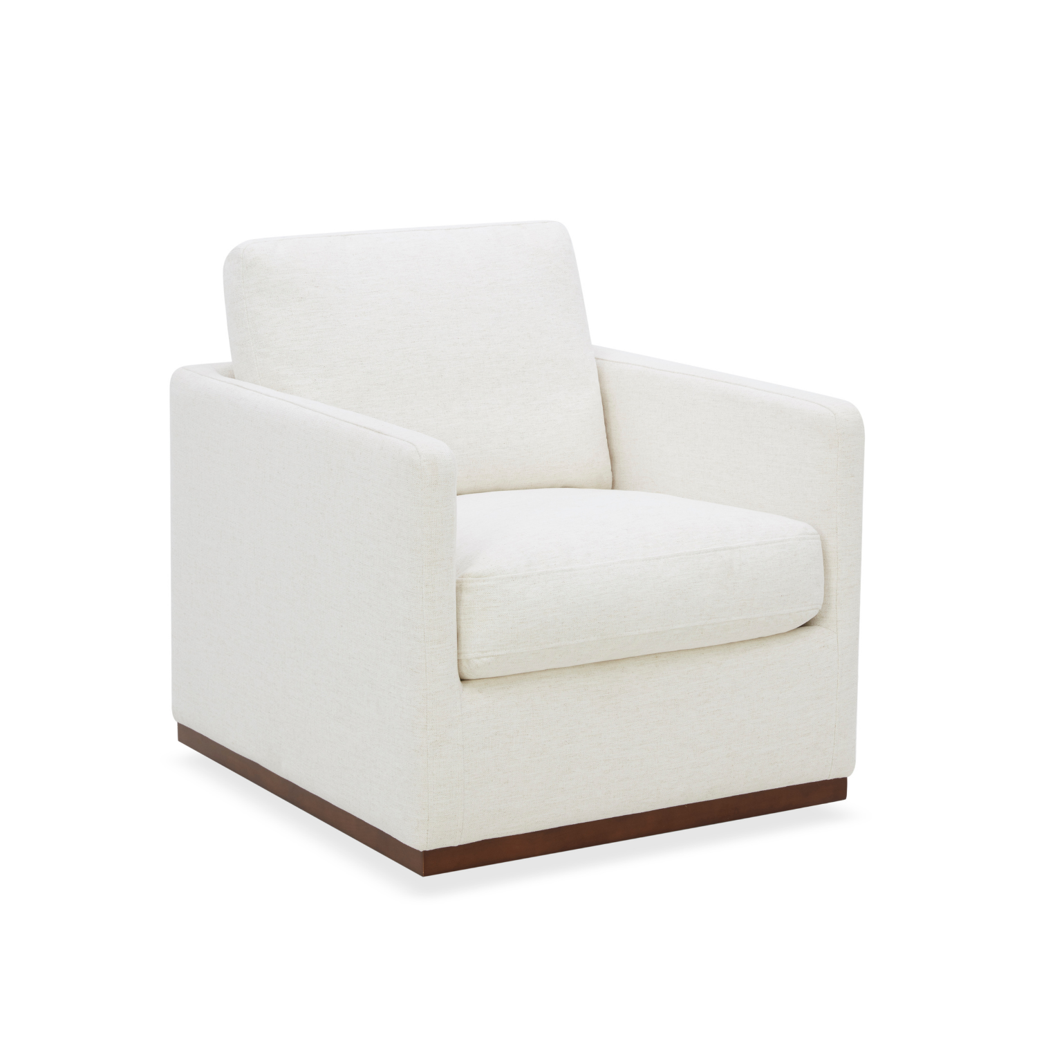 Stratford Swivel Lounge Chair - Crypton® Nomad Snow