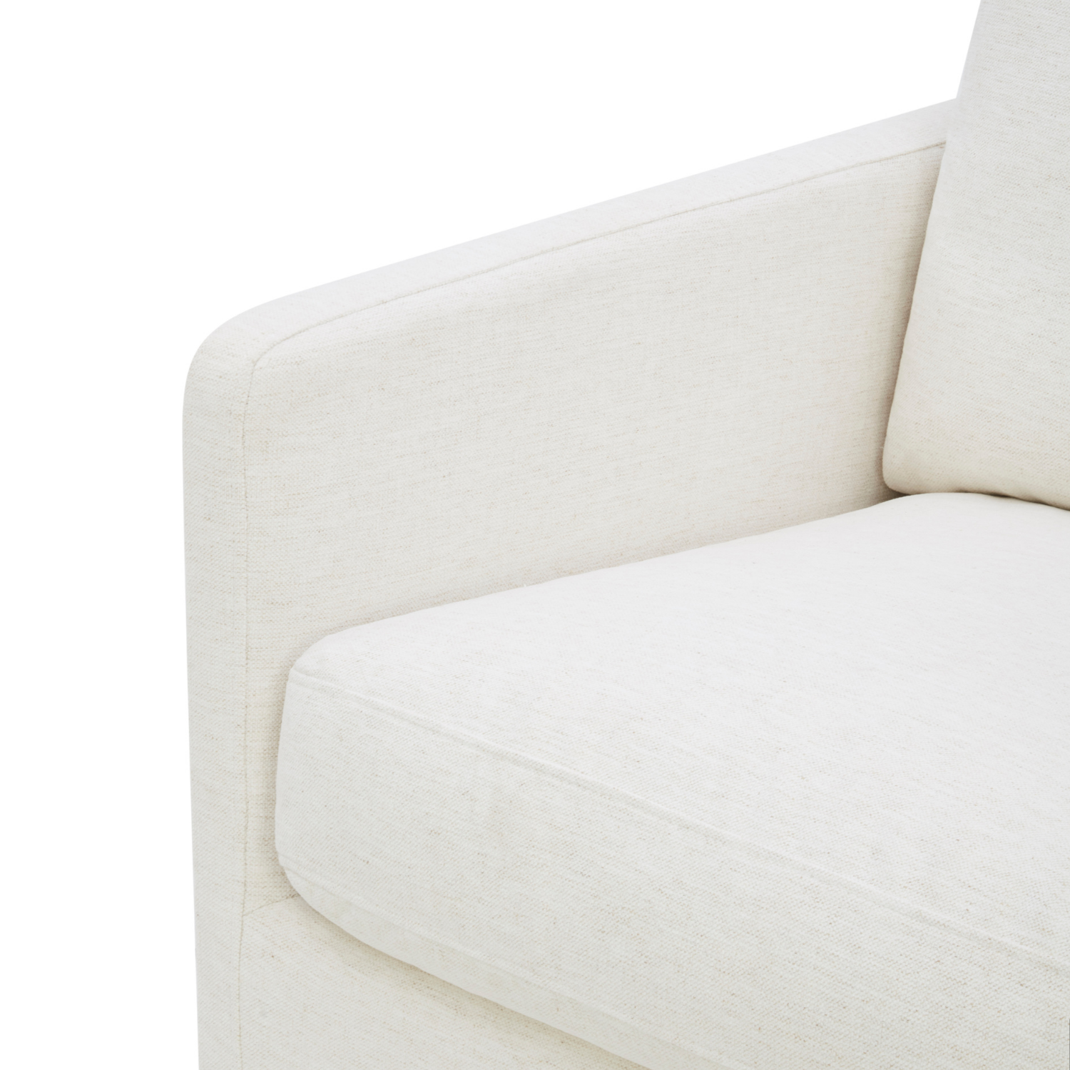 Stratford Swivel Lounge Chair - Crypton® Nomad Snow