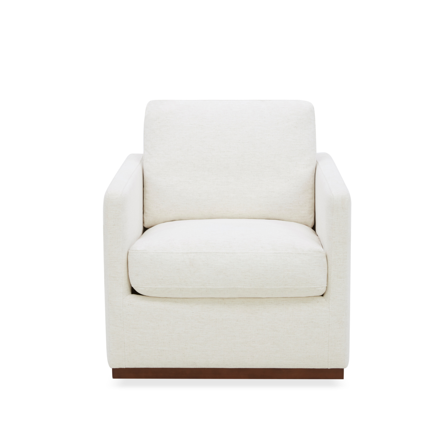 Stratford Swivel Lounge Chair - Crypton® Nomad Snow