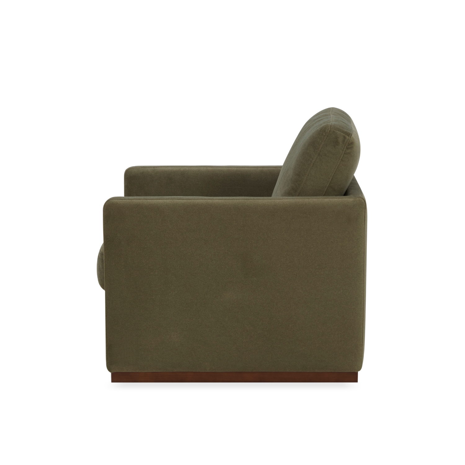 Stratford Swivel Lounge Chair - Forest Green Matte Velvet