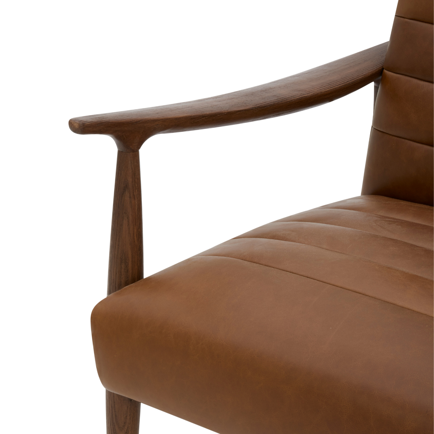 Wyndham Lounge Chair - Concord Mink Leather