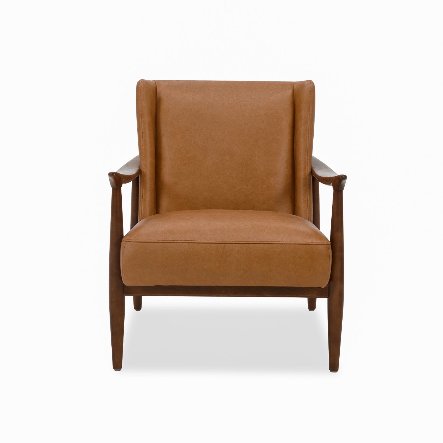 Nevis Lounge Chair - Distressed Cognac Leather