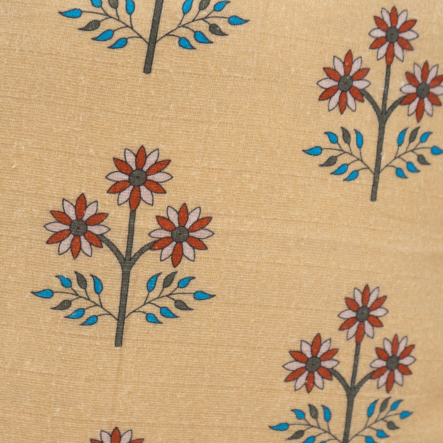 Prairie Block Print Toss Pillow