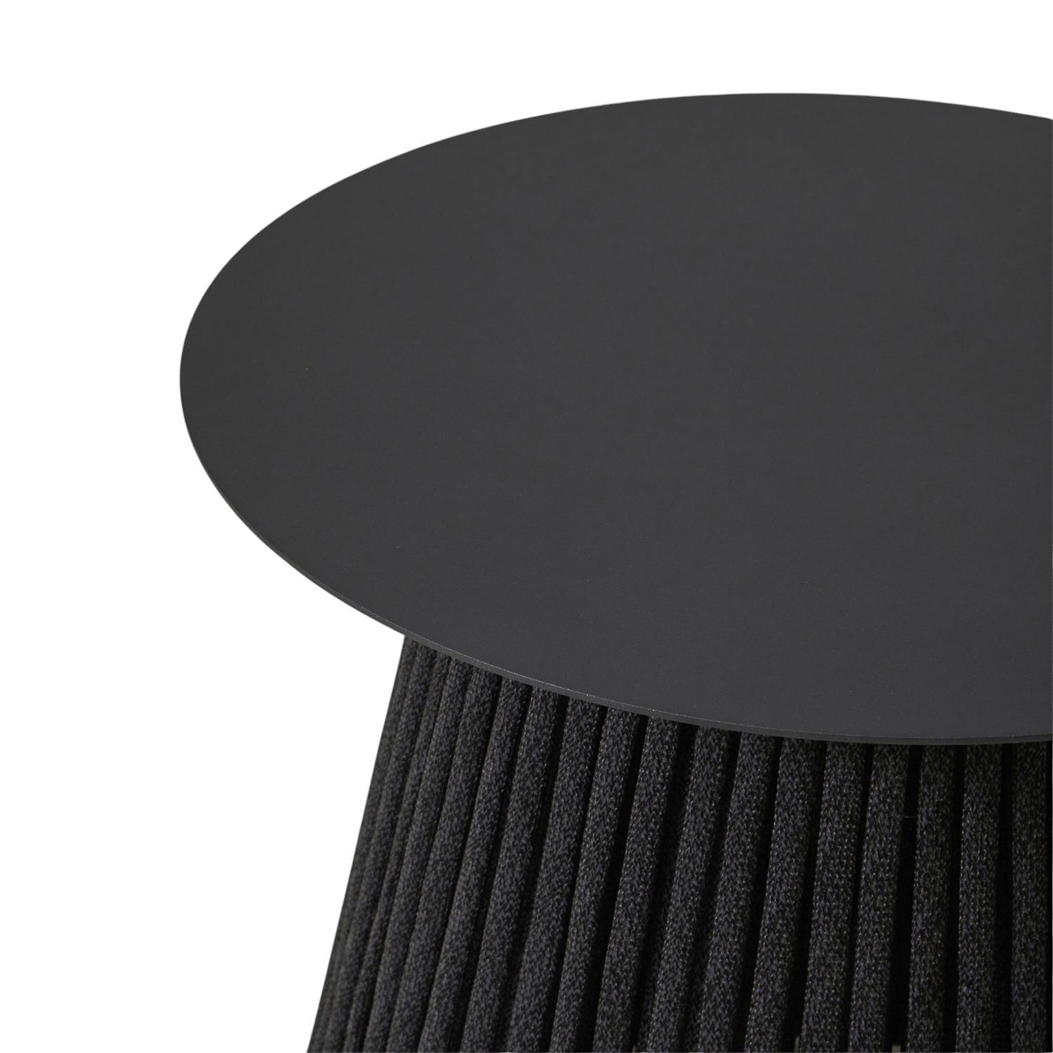 Millwick Rope Side Table - Charcoal