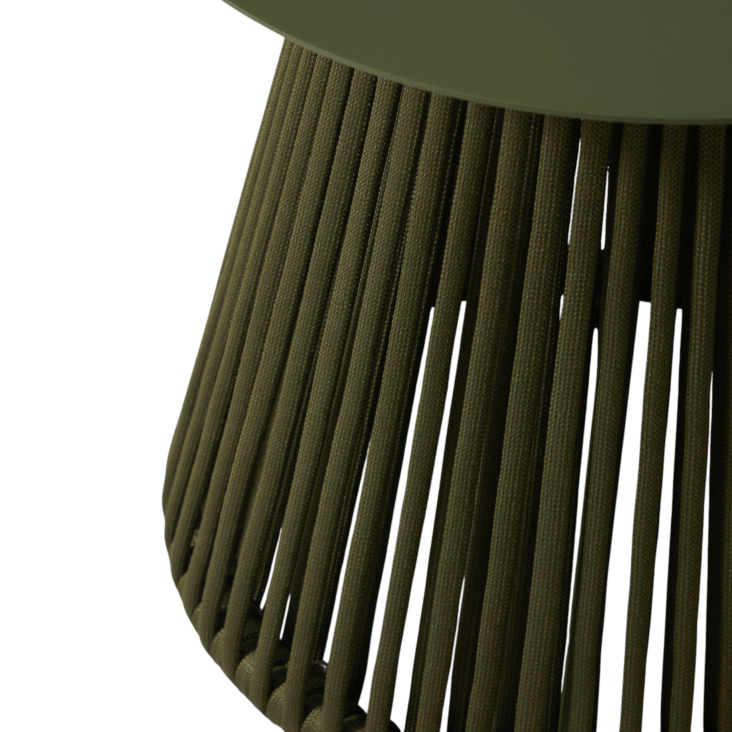 Millwick Rope Side Table - Olive