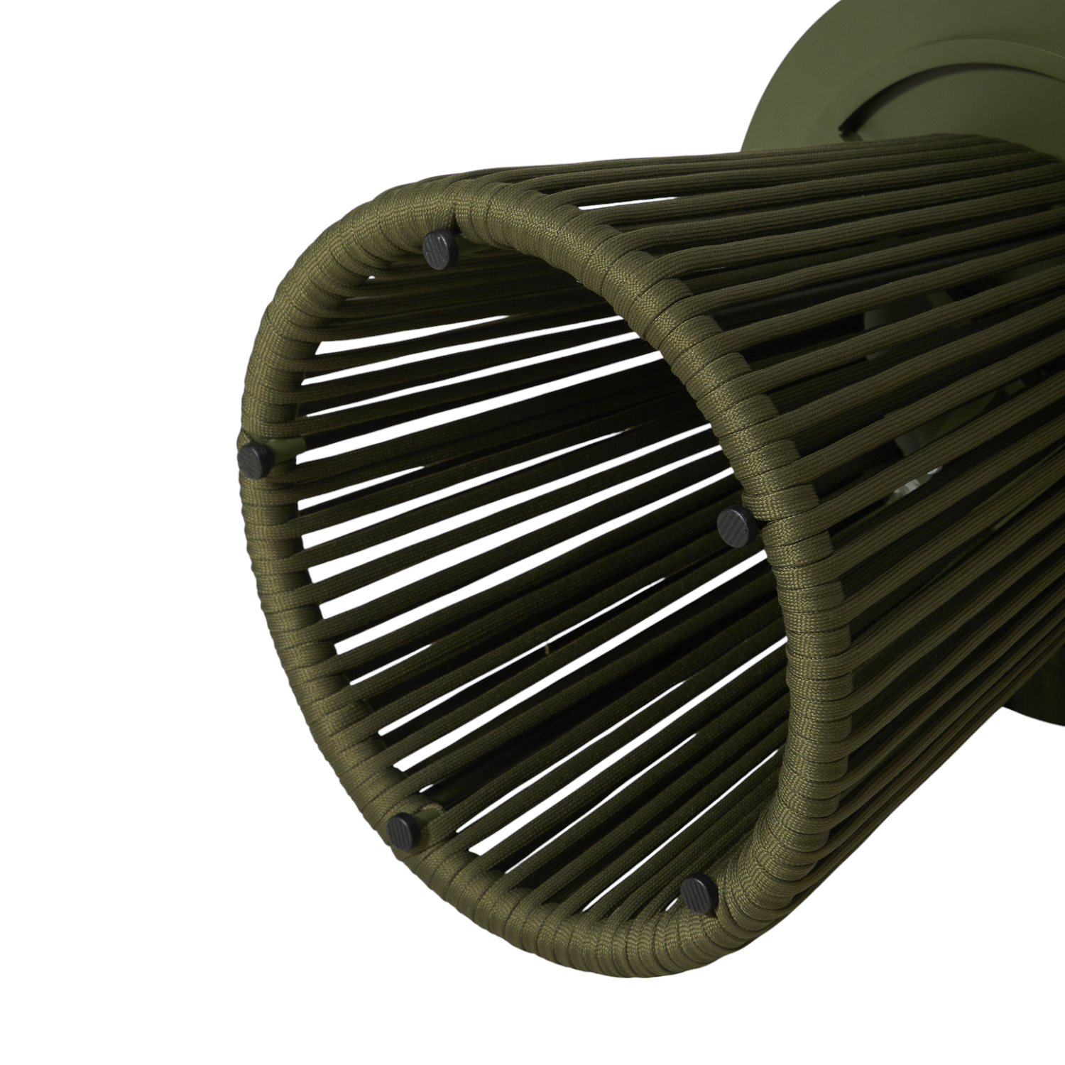 Millwick Rope Side Table - Olive