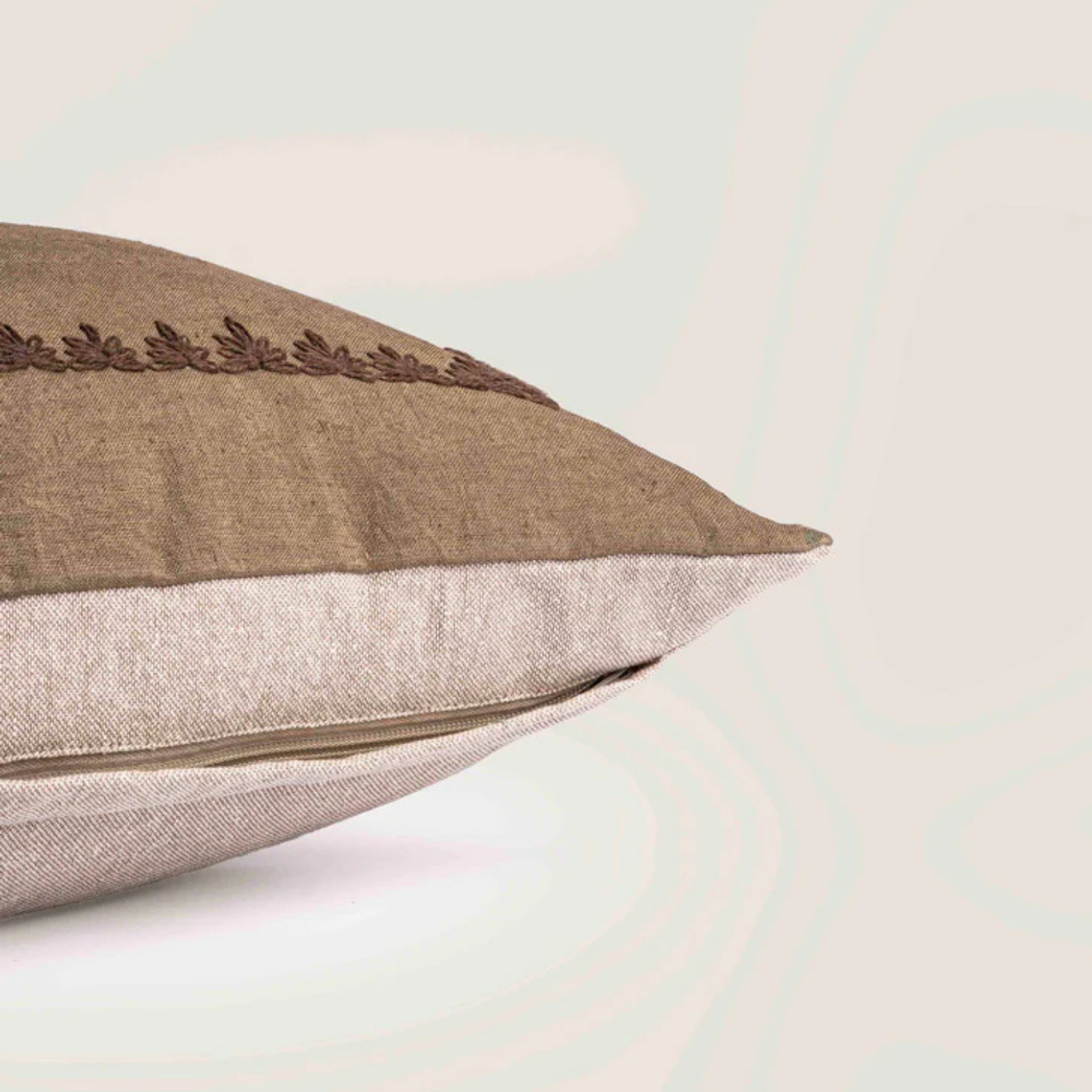 Basile Borders Linen Toss Pillow