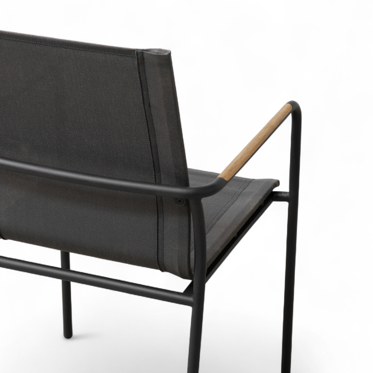 Eclipse Stackable Dining Arm Chair - Slate