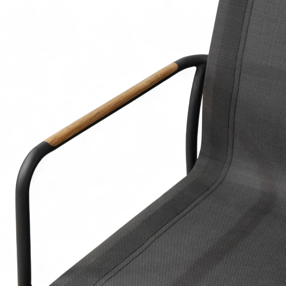 Eclipse Stackable Dining Arm Chair - Slate