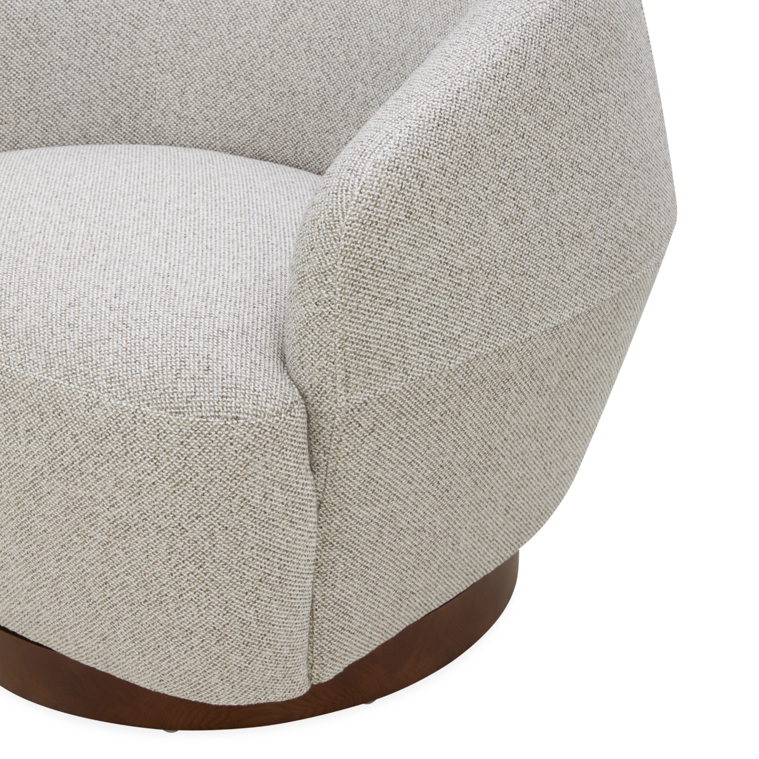 Pod Swivel Lounge Chair - Birch Weave