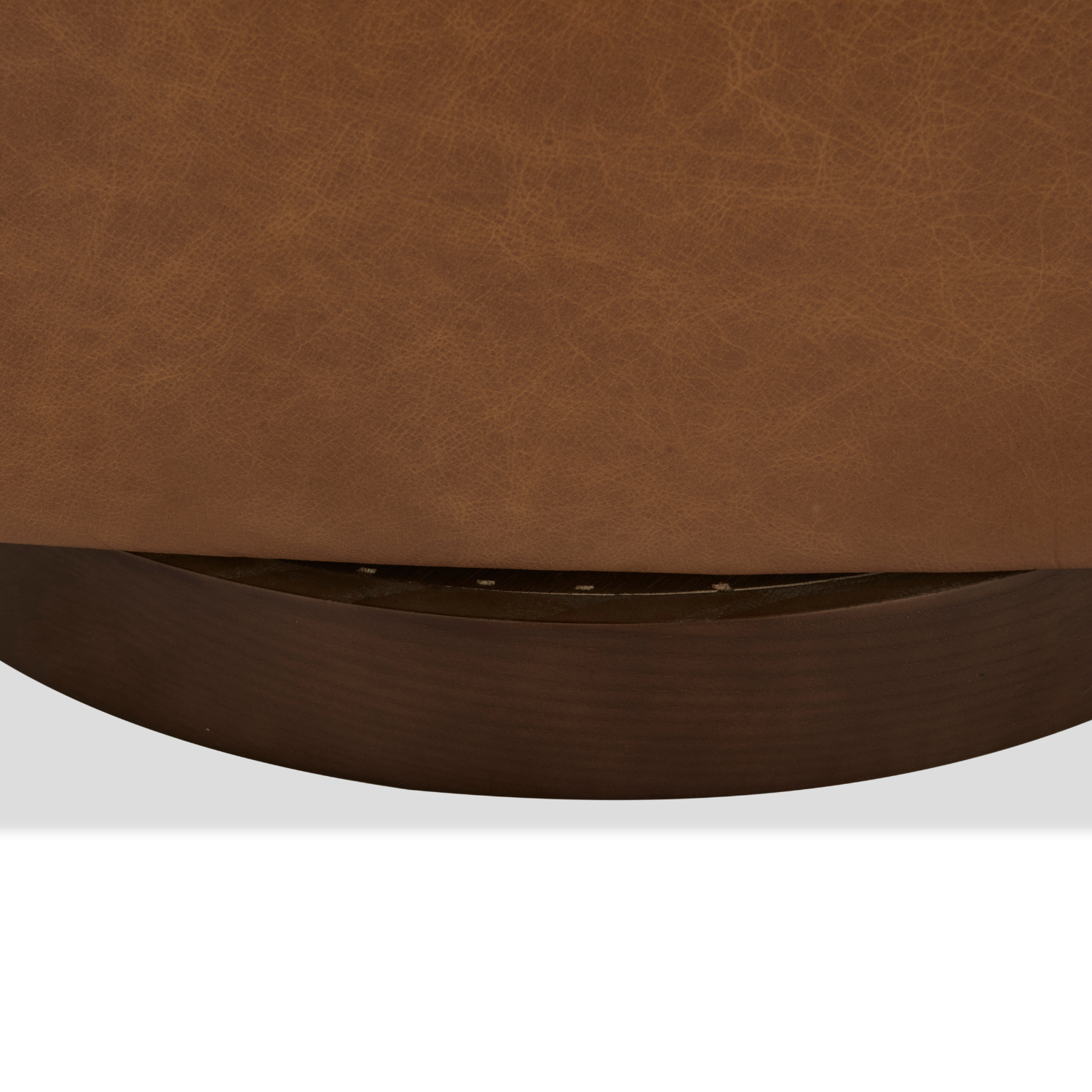 Pod Leather Swivel Lounge Chair