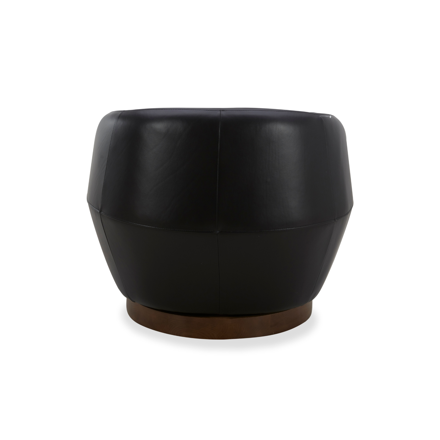 Pod Leather Swivel Lounge Chair