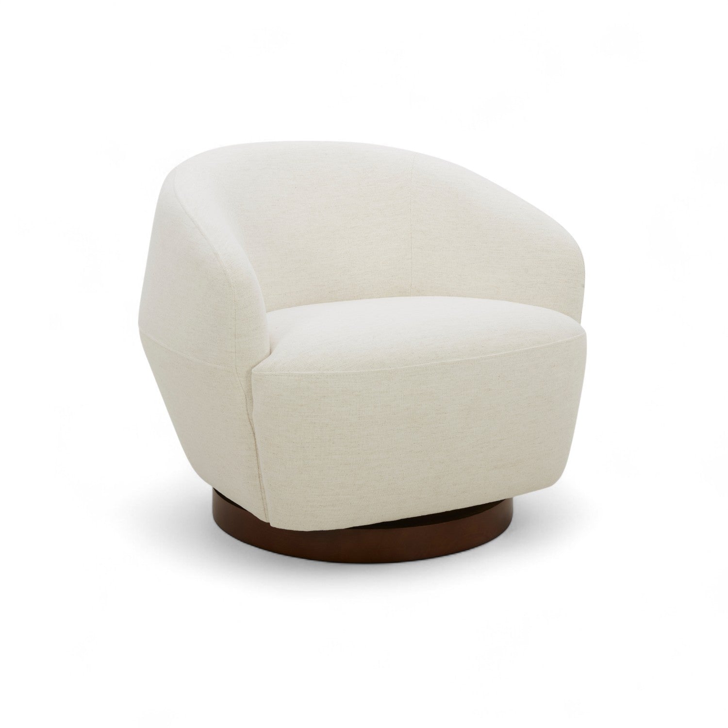Pod Swivel Chair - Crypton® Nomad Snow