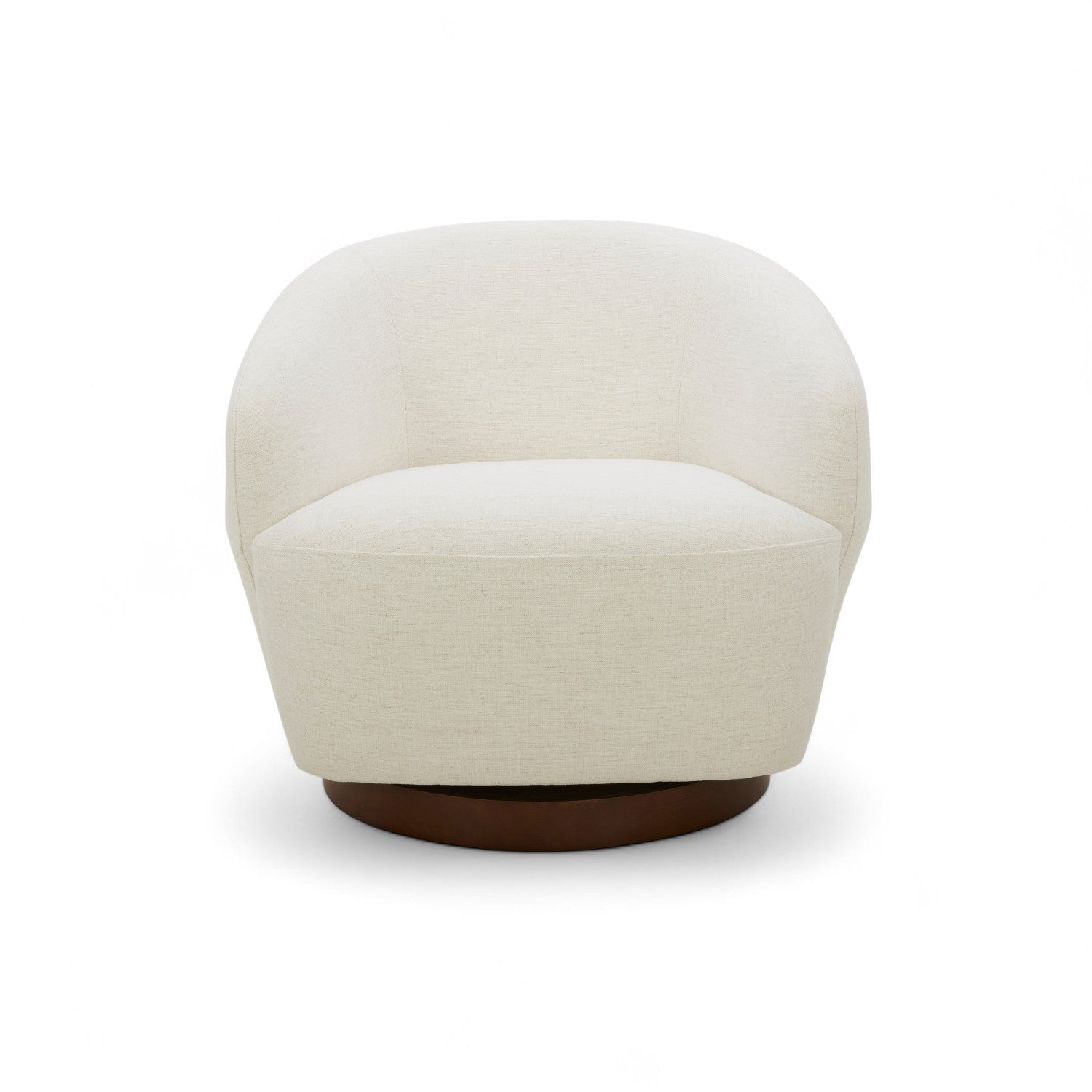 Pod Swivel Chair - Crypton® Nomad Snow