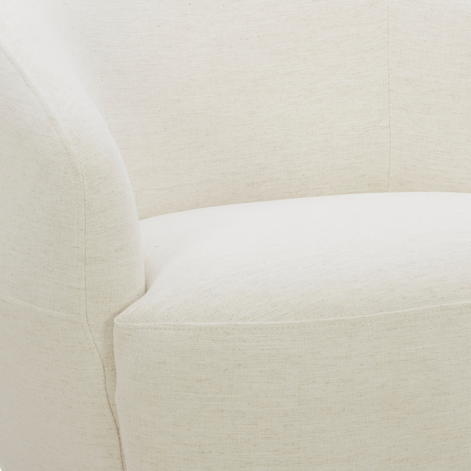 Pod Swivel Chair - Crypton® Nomad Snow