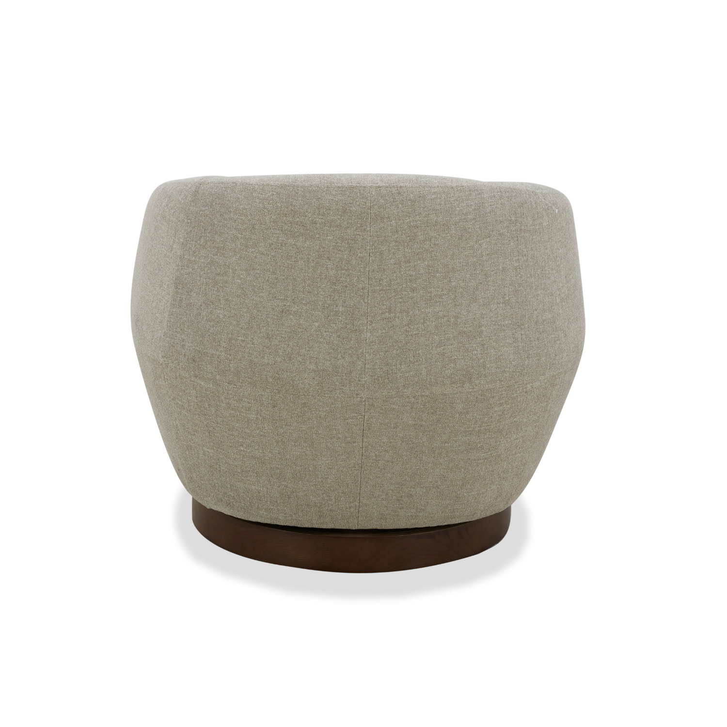 Pod Swivel Lounge Chair - Pebble Sand Chenille