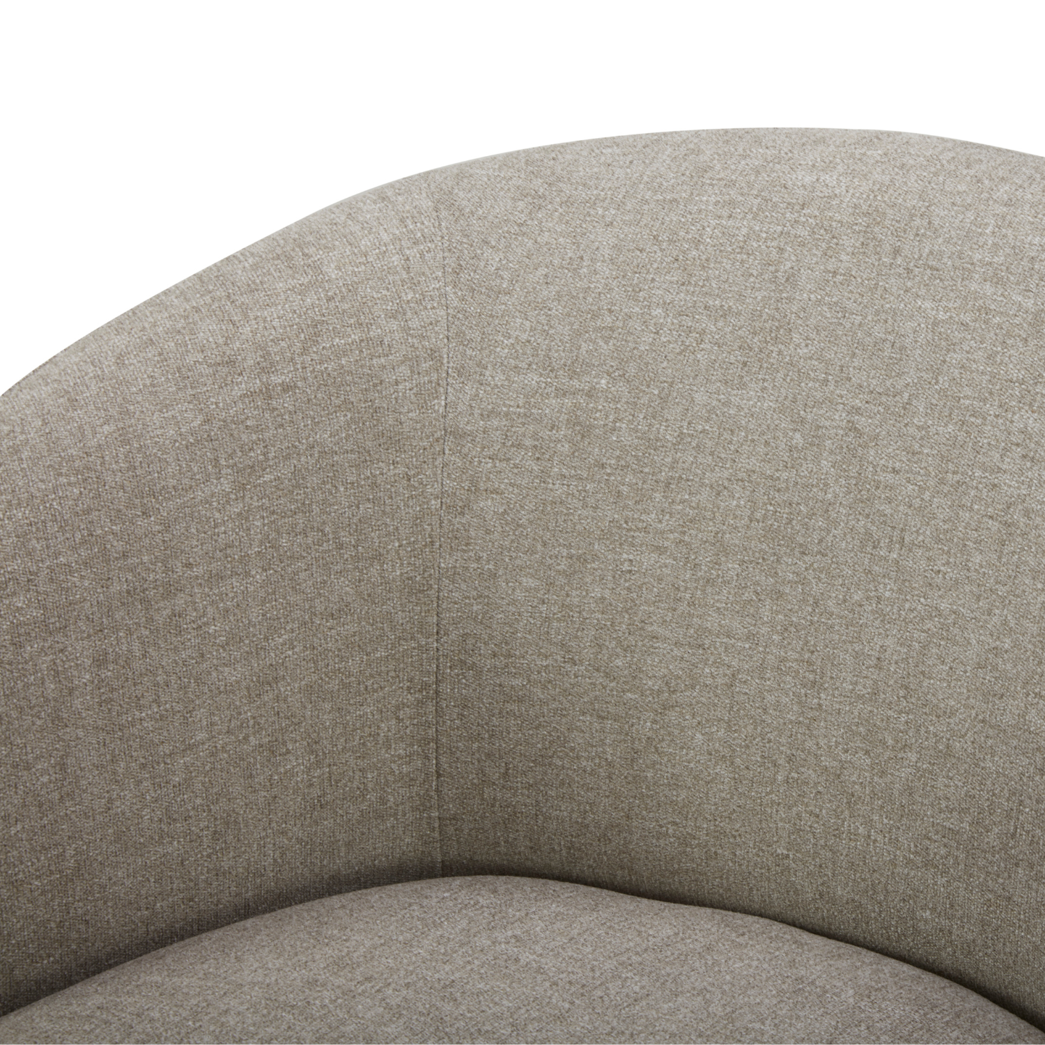 Pod Swivel Lounge Chair - Pebble Sand Chenille