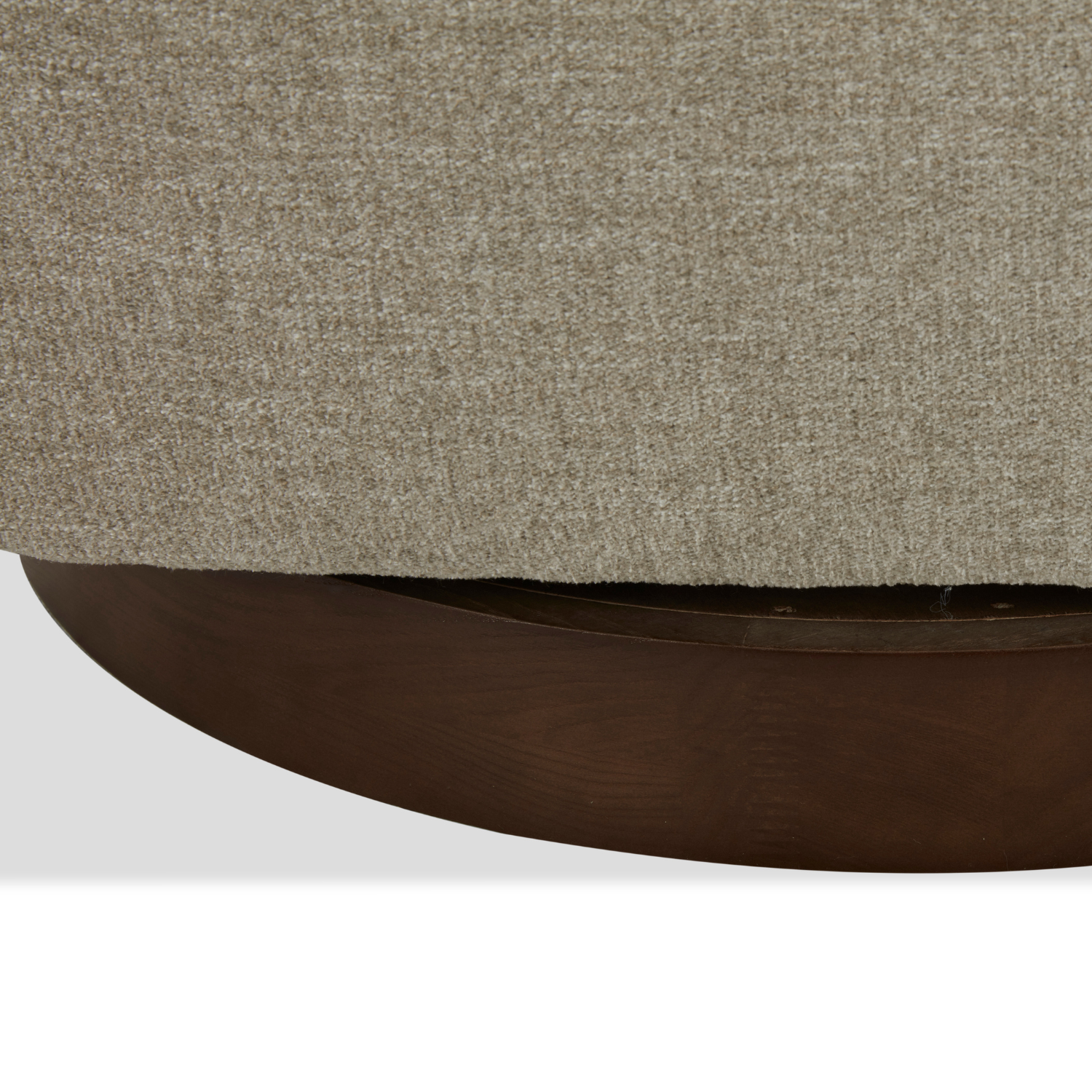 Pod Swivel Lounge Chair - Pebble Sand Chenille