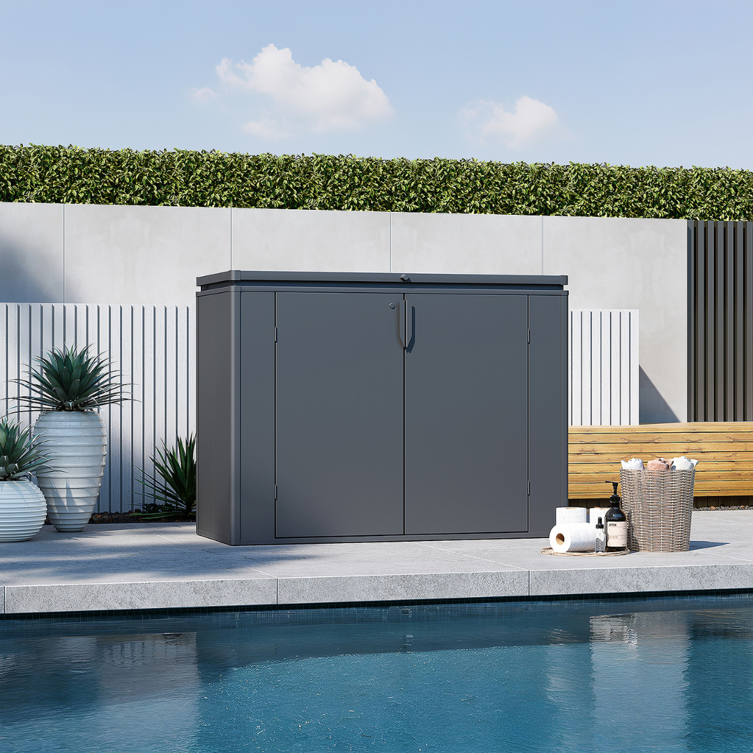 Hamilton 1340L Galvanized Steel Outdoor Storage Box