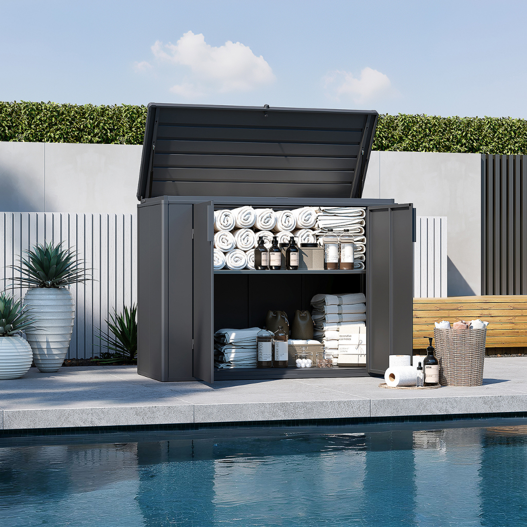 Hamilton 1340L Galvanized Steel Outdoor Storage Box