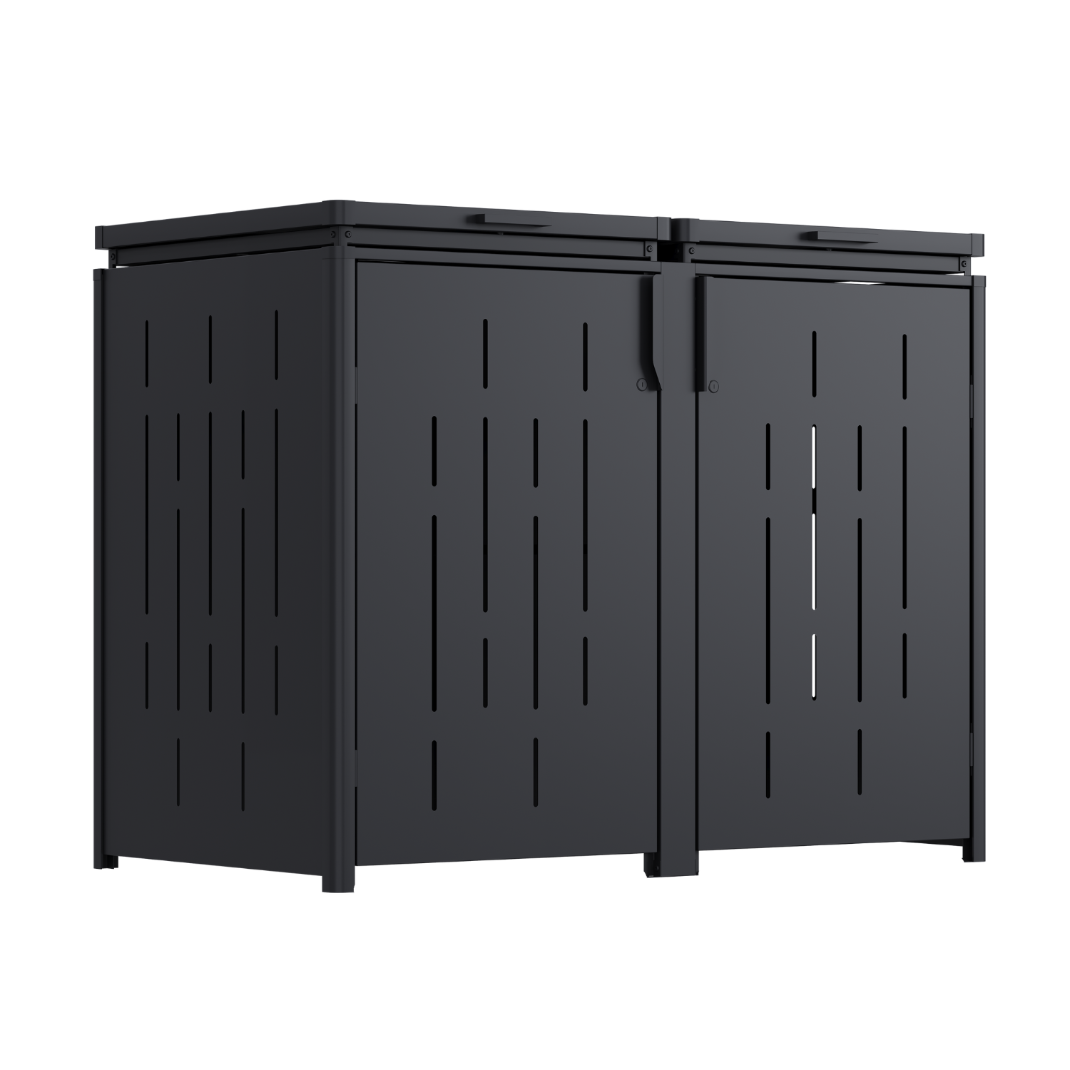 Dryden 1500L Galvanized Steel Outdoor Waste Storage Bin