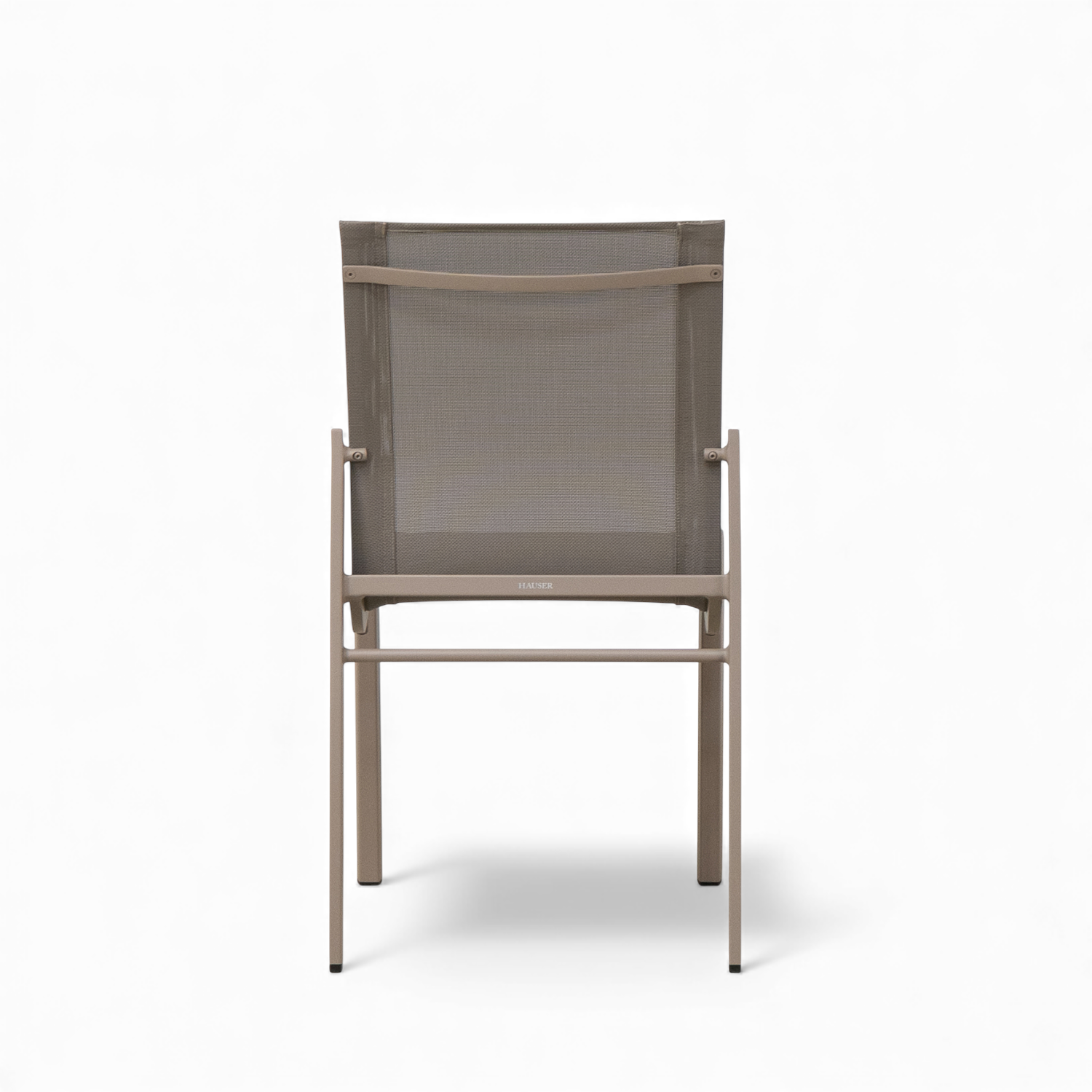 Cubic Sling Stackable Dining Side Chair - Fawn Taupe