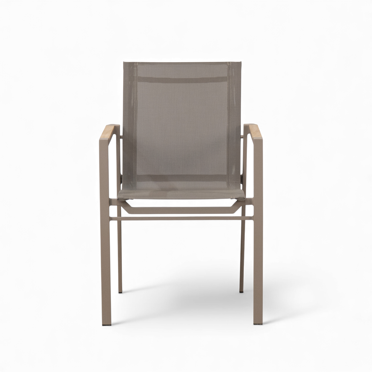Cubic Stackable Dining Armchair - Fawn Taupe