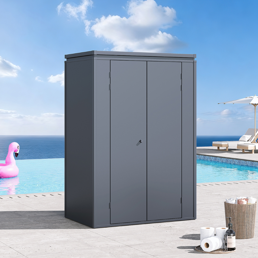 Cornwall 2000L Galvanized Steel Outdoor Storage Cabinet