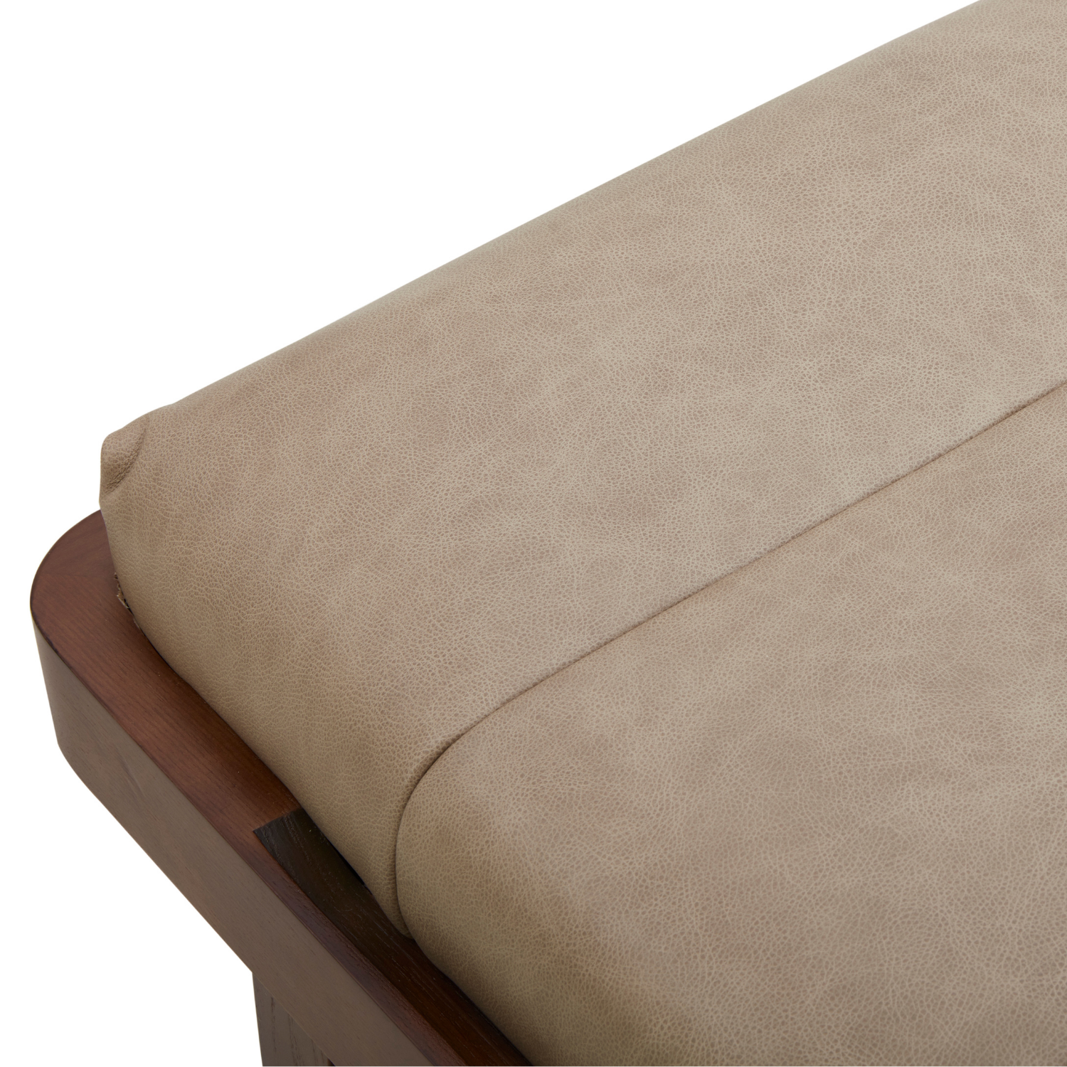 Charlestown Bench - Cobblestone Leather