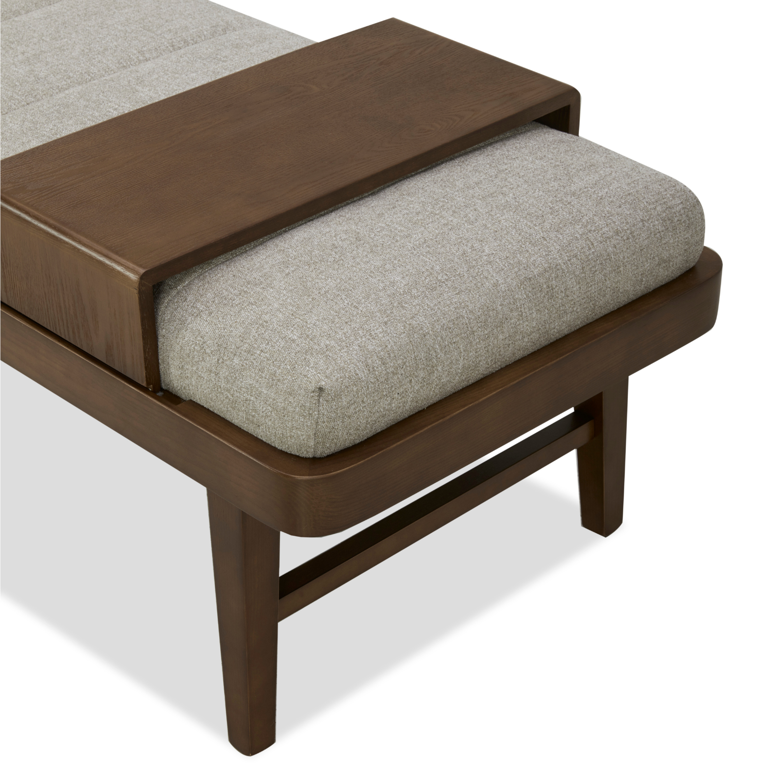 Charlestown Bench - Pebble Sand Chenille