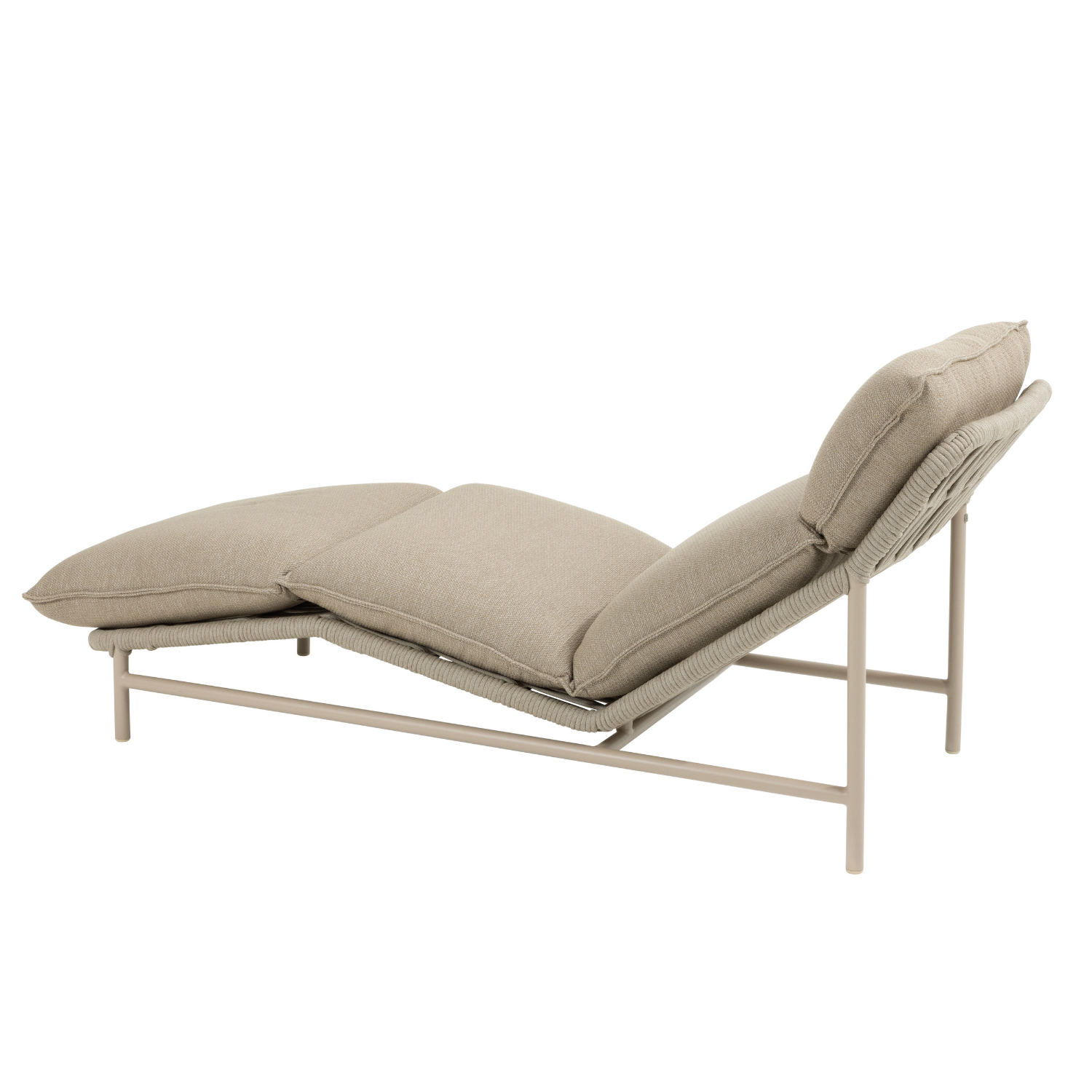 Rosseau Rope Sun Lounger - Latte