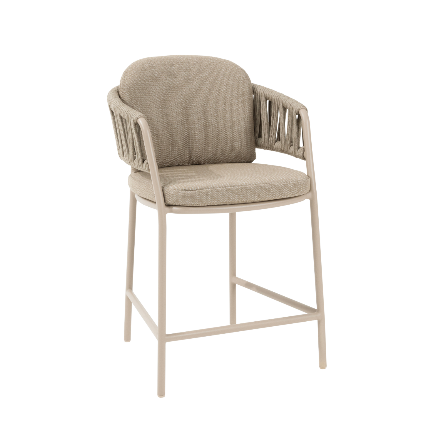 Rosseau Rope Counter Stool - Latte