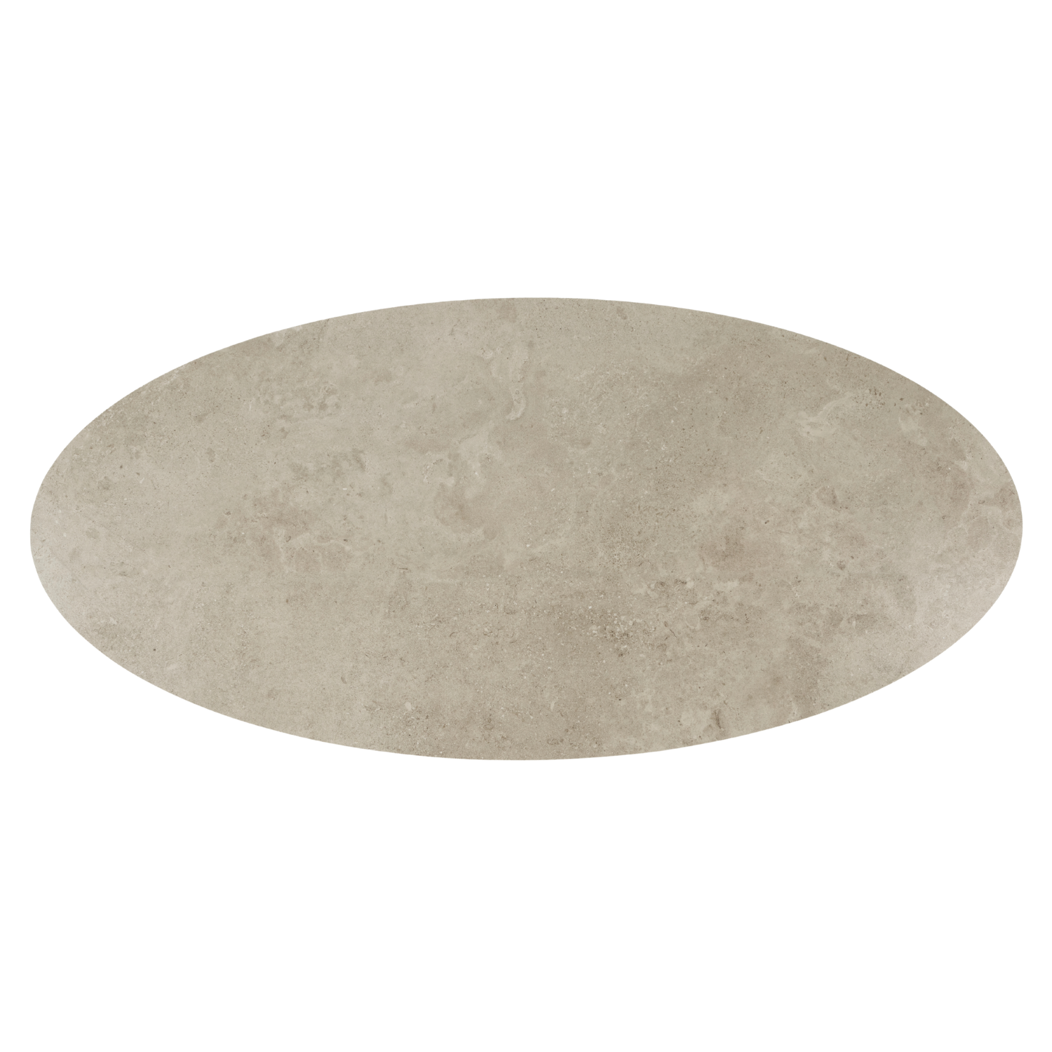Sandfield Oval Ceramic Chat Table - Charcoal