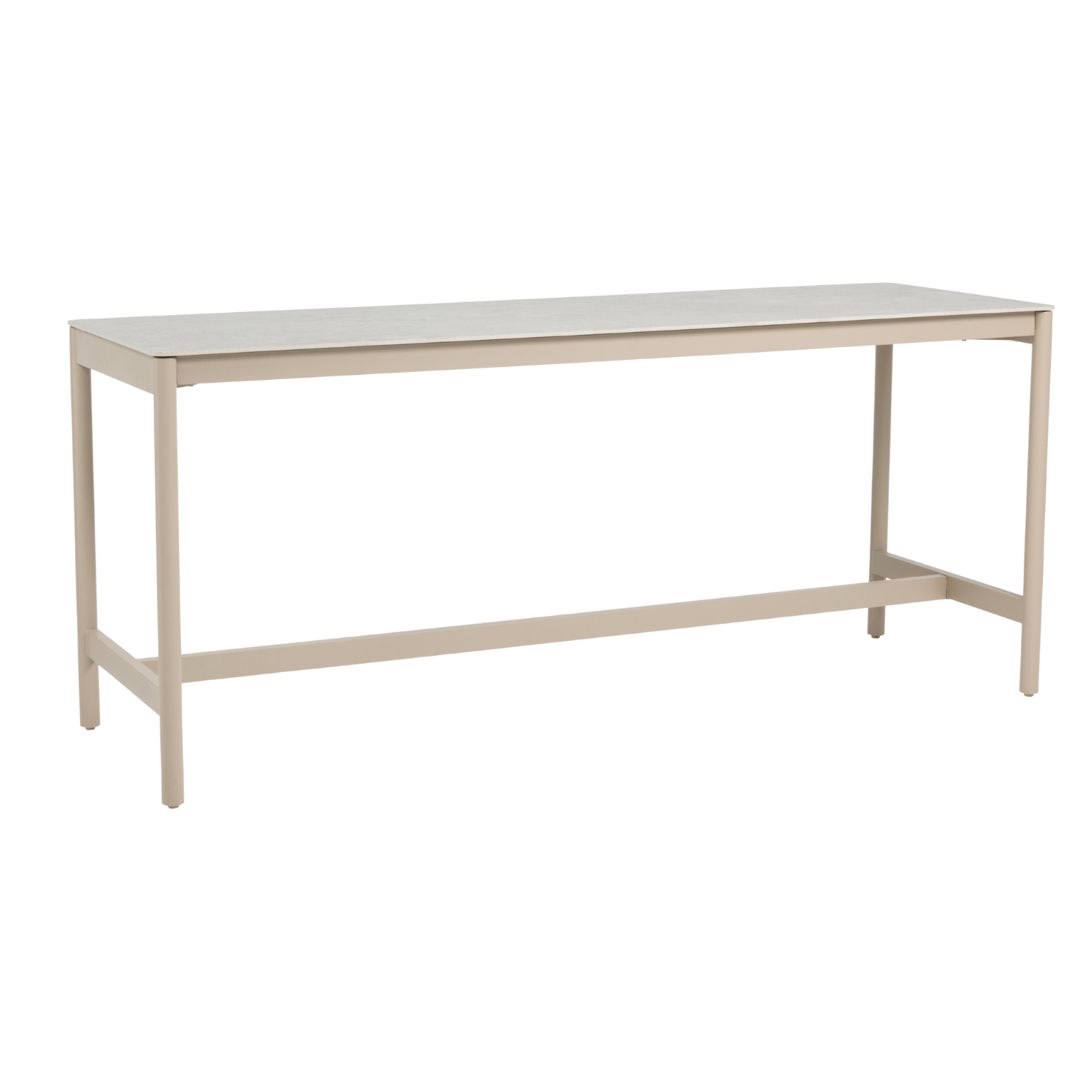 Rosseau Ceramic Counter Table - Latte