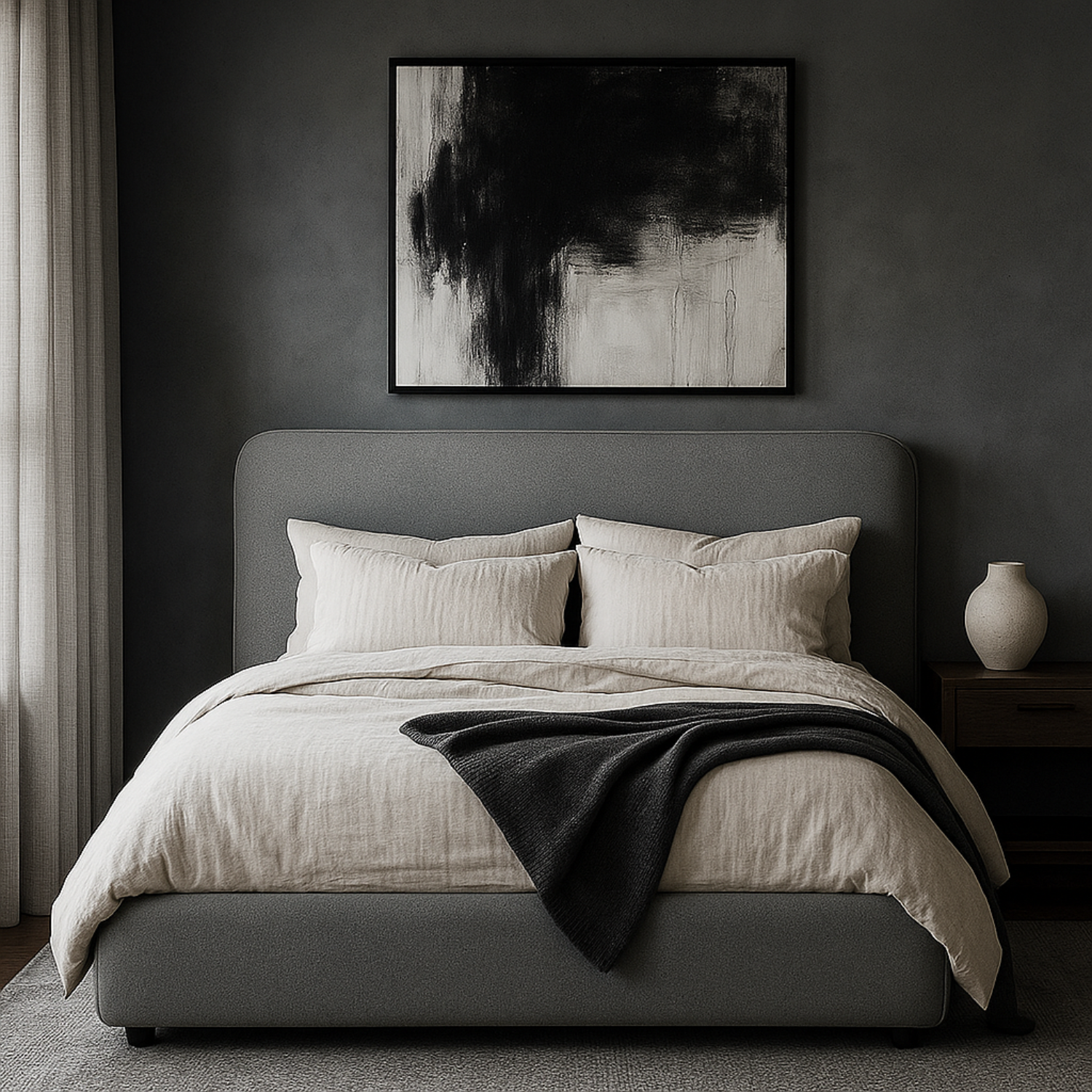 Broadview Platform Bed - Mellow Stone