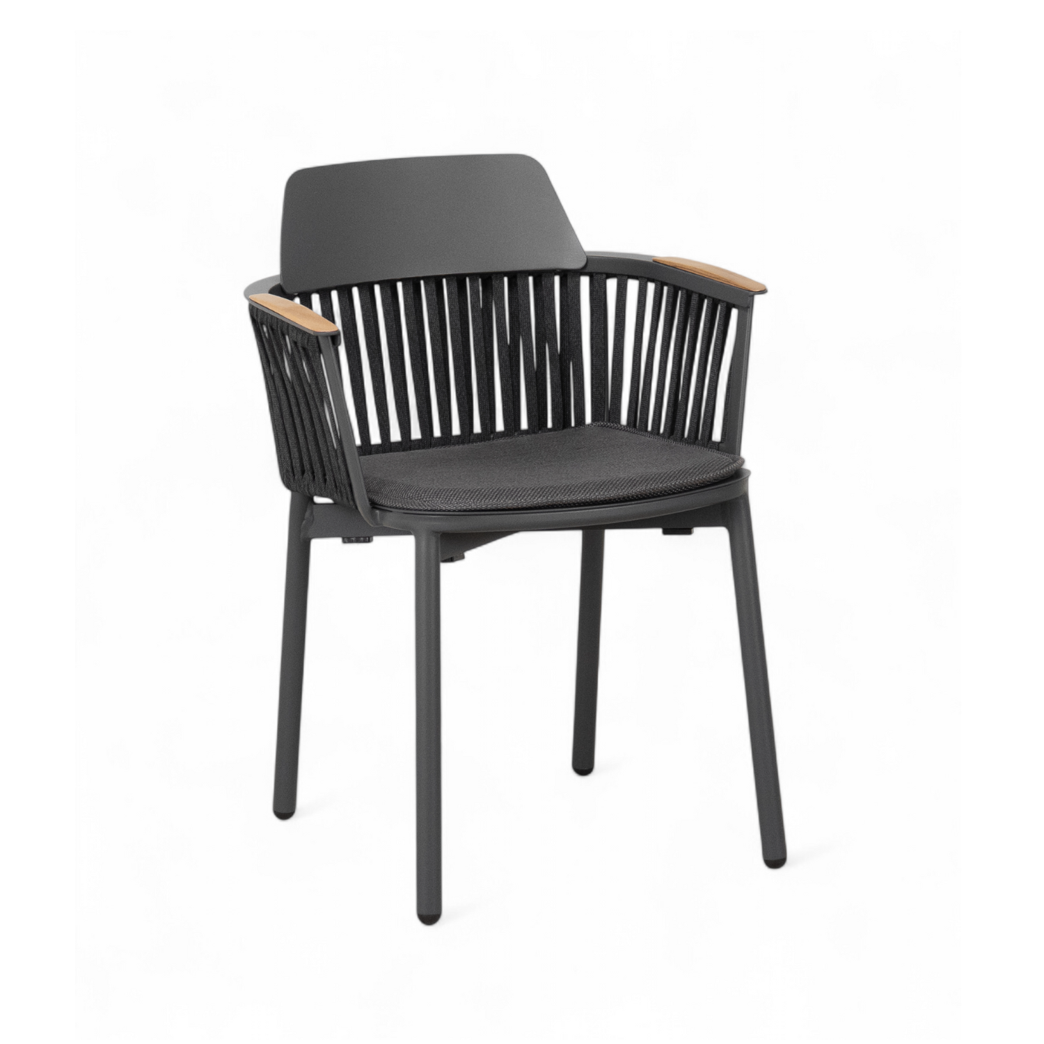 Georgian Dining Arm Chair - Charcoal