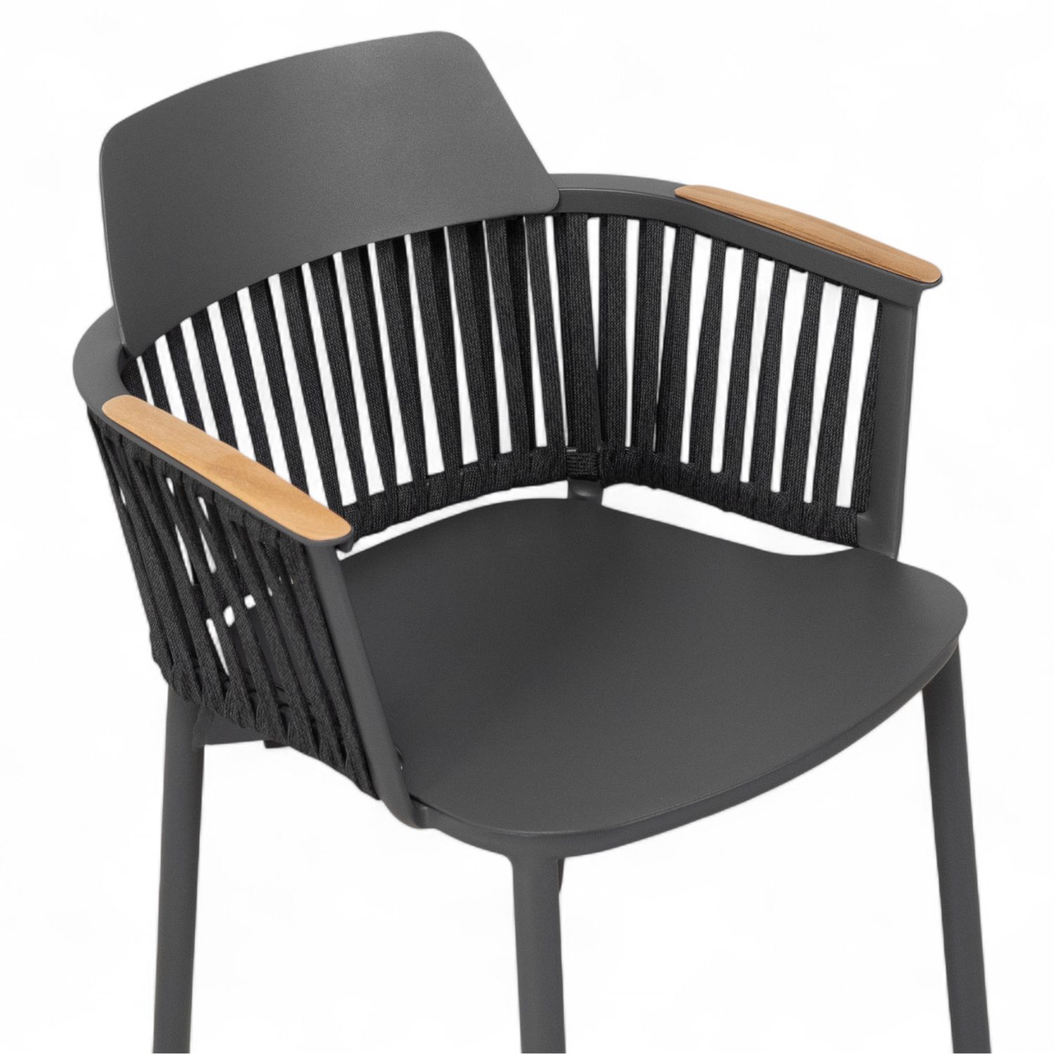 Georgian Dining Arm Chair - Charcoal